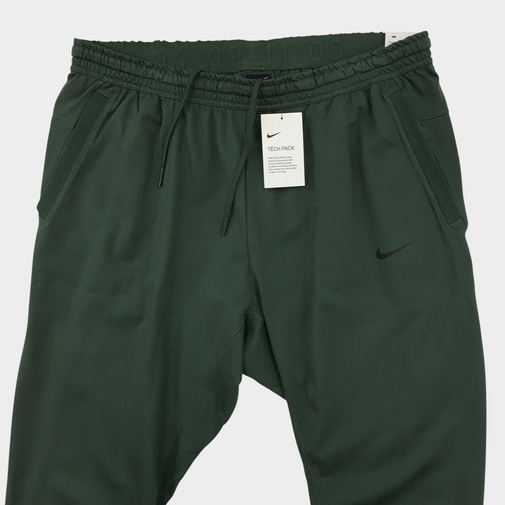 NEW Nike Tech Pack Mens Green Tapered Leg Knit Jogger Pants XXL BV4452-370
